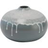 imageFarmhouse Stoneware 2Tone Vase Multicolor Reactive Glaze