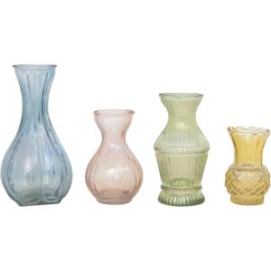 imageCreative CoOp Debossed Glass Vases