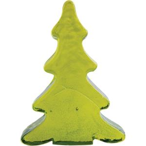 imageCreative CoOp Flat Glass Tree Decor Green