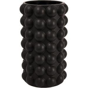 imageCreative CoOp Modern Stoneware Raised Dot Vase or Umbrella Holder Black
