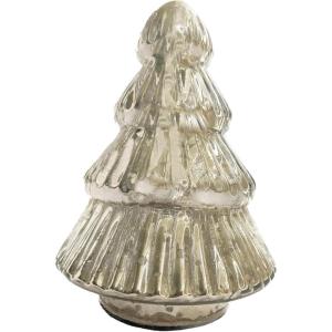 imageCreative CoOp Round Embossed Mercury Glass Tree Silver