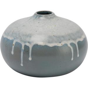 imageFarmhouse Stoneware 2Tone Vase Multicolor Reactive Glaze