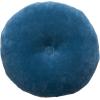 imageCreative CoOp 18 Inches Round Cotton Tufted Scallop Pattern Navy Blue and Pink Pillow std