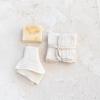 imageCreative CoOp Cotton Double Cloth Square Dish Cloths White Set of 4