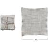 imageCreative CoOp Cotton Double Cloth Square Dish Cloths White Set of 4
