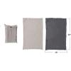 imageCreative CoOp Cotton Double Cloth Tea Towels Set of 2 in Bag Natural and CharcoalNatural  Charcoal