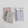 imageCreative CoOp Cotton Double Cloth Tea Towels Set of 2 in Bag Natural and CharcoalRose  Cement