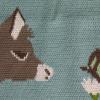 imageCreative CoOp Cotton Knit Baby Blanket with Donkey Prints Multicolor