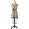 imageCreative CoOp Cotton Printed Apron with Woodland Flora and Fauna Pattern and Pockets Multicolor