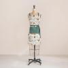 imageCreative CoOp Cotton Printed Apron with Woodland Flora and Fauna Pattern and Pockets Multicolor
