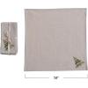 imageCreative CoOp Cotton Printed Napkins with Christmas Tree Natural Green and Red Set of 4