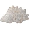 imageCreative CoOp Embroidered Hedgehog Shaped Acrylic Boucle Pillow Grey