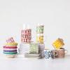 imageCreative CoOp Glass Mug with Seagrass Sleeves Multicolor Set of 12