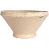 imageCreative CoOp HandPainted Terracotta Bowl with Distressed Finish Cream and Green