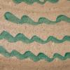 imageCreative CoOp HandPainted Terracotta Bowl with Distressed Finish Cream and Green