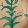imageCreative CoOp HandPainted Terracotta Bowl with Distressed Finish Cream and Green