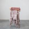 imageCreative CoOp Handwoven Cotton Tufted Throw Blanket with Stripes Multicolor