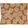 imageCreative CoOp Large Cotton Knit Baby Blanket with Flower Prints Multicolor