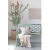 imageCreative CoOp Quilted Cotton Floral Pattern Kantha Stitch and Tassels Blanket Throw Single Multicolor