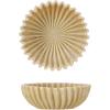 imageCreative CoOp Resin Fluted Bowl Beige