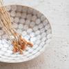 imageCreative CoOp Round Decorative Resin and Capiz Bowl White and Natural