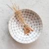 imageCreative CoOp Round Decorative Resin and Capiz Bowl White and Natural