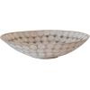 imageCreative CoOp Round Decorative Resin and Capiz Bowl White and Natural