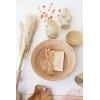 imageCreative CoOp Round HandWoven Rattan Footed Bowl Natural