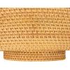 imageCreative CoOp Round HandWoven Rattan Footed Bowl Natural