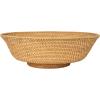 imageCreative CoOp Round HandWoven Rattan Footed Bowl Natural