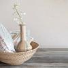imageCreative CoOp Round HandWoven Rattan Footed Bowl Natural