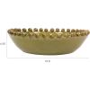 imageCreative CoOp Round Hobnail Terracotta Decorative Bowl Green