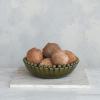 imageCreative CoOp Round Hobnail Terracotta Decorative Bowl Green