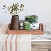 imageCreative CoOp Striped Linen and Cotton Table Runner with Fringe Multicolor