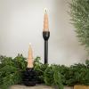 imageCreative CoOp Unscented Tree Shaped Taper Candles in Box Blush Color Set of 2