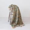 imageCreative CoOp Woven Acrylic Boucl Throw Blanket with Fringe Multicolor