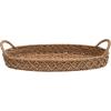 imageDecorative Oval Woven Seagrass Tray with Handles