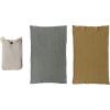 imageCreative CoOp Cotton Double Cloth Set of 2 in Bag Teal and Olive Green Tea Towels 28quot L x 18quot W x 0quot H Multicolor