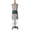 imageCreative CoOp Cotton Printed Apron with Woodland Flora and Fauna Pattern and Pockets Multicolor