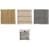imageCreative CoOp Cotton Waffle Weave Dish Cloths with Loop Grey Mustard and Cream Set of 3 in Bag11L x 11W x 0H