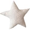 imageCreative CoOp Handmade Wool Felt Star Tree Topper with Sequins Beige
