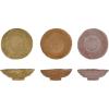 imageCreative CoOp Round Paper Pulp Bowl Set Multicolor Set of 3