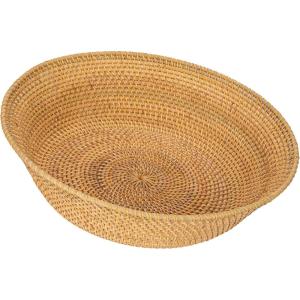 imageCreative CoOp Round HandWoven Rattan Footed Bowl Natural