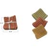 imageCreative CoOp 1112 Square Stonewashed Cotton Waffle Weave Dish Towel 3 Colors Set of 3