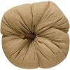 imageCreative CoOp 734quot Round x 514quotH Fabric Pumpkin w Wood Stem Nutmeg Color