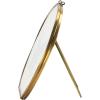 imageCreative CoOp Brass ampamp Glass Holds 512quot Round Photo Frame Multi Color