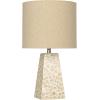 imageCreative CoOp Capiz and Reclaimed Wood Table Lamp with Linen Shade White Set of 2