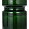imageCreative CoOp Ceramic Table LED Lamp with Natural Linen Shade Green