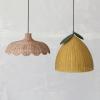 imageCreative CoOp HandWoven Rattan Lemon Shaped Pendant Lamp Yellow and GreenHardwire Only