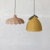 imageCreative CoOp HandWoven Rattan Lemon Shaped Pendant Lamp Yellow and GreenHardwire Only